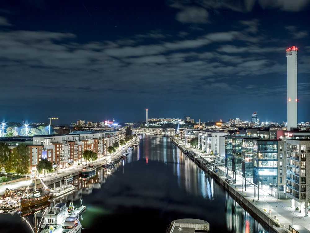 Hammarby Sjöstad av Fotograf Johan Töpel